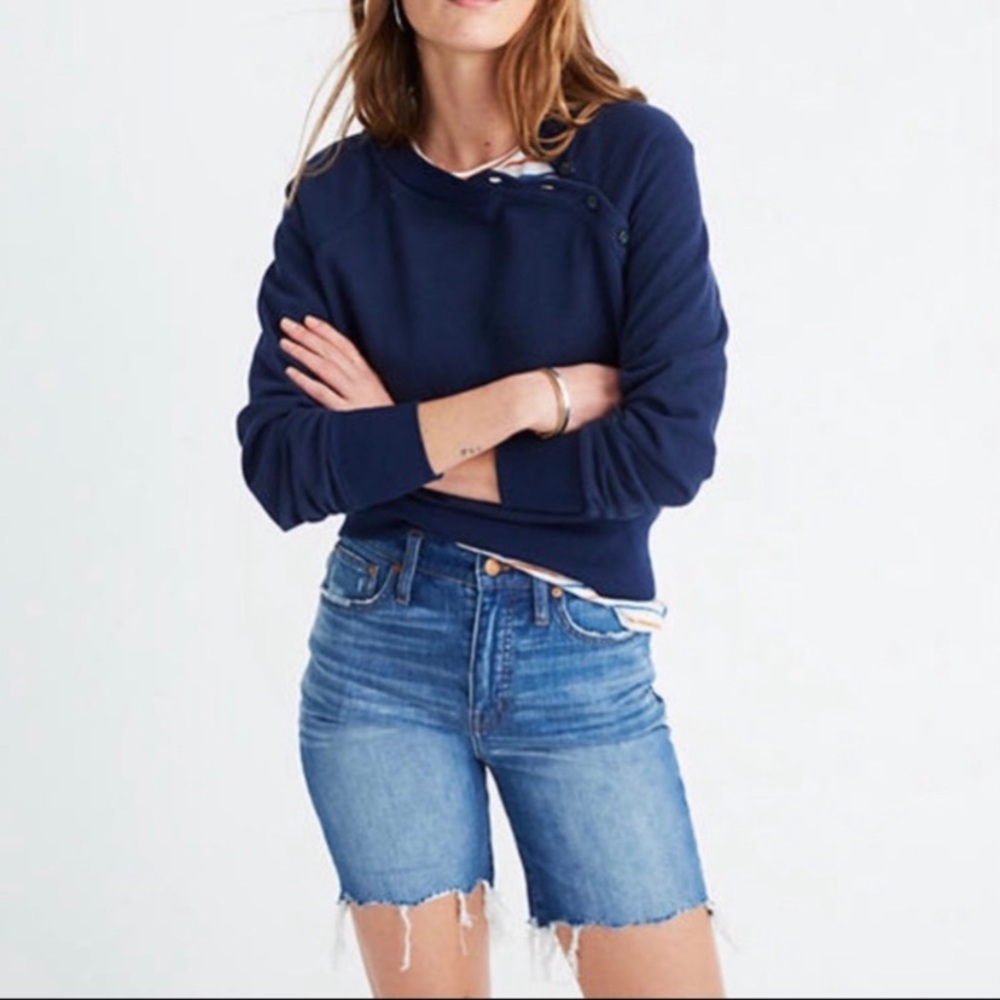 MADEWELL high-rise denim shorts NWT